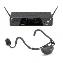 Trådlöst headset för aerobics med driftgaranti 3 år - Samson CR77 AH1 Fitness Headset System