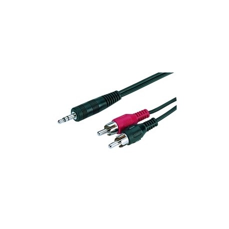 AUX-kabel - Minitele-RCA, ACA-1635, 1,2 m - 
