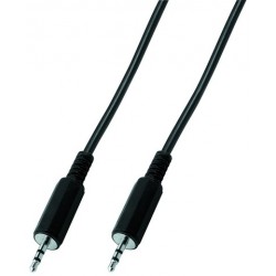 AUX-kabel stereo, minitele 3,5 mm, längd 2m - ACS-235 