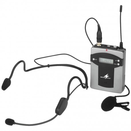  Trådlöst headset med sändare - Monacor TXA-800HSE